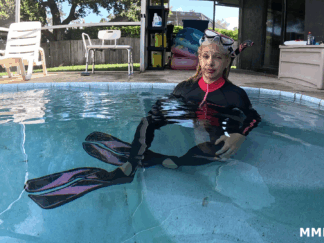 SUMMER MONROE in SNORKEL GEAR SUBTERFUGE