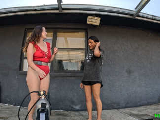 SASSY DRUMM AND SOFIA SUNSHINE in BLACK WIDOW 2.0 EPISODE THREE  DISCOVERING SCUBA.